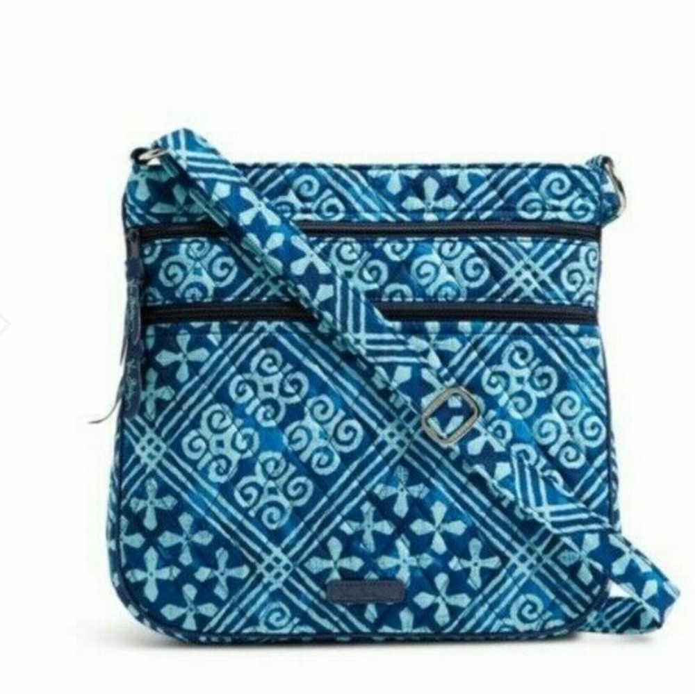 Vera Bradley Triple Zip Hipster Crossbody bag